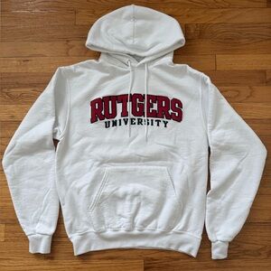 White Champion Rutgers Sweatshirt